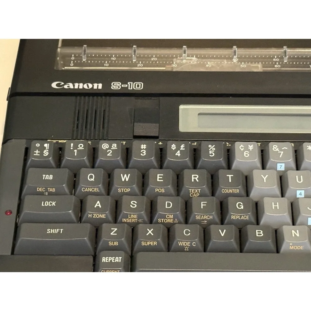 Electronic Typewriter CANON S-10 ,‎ Good Condition, Needs Power Cord